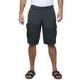 thumbnail image 1 of RAW X Mens Belted 12.5" Inseam Knee Length Cargo Shorts, Charcoal, 28, 1 of 7