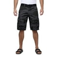 thumbnail image 1 of RAW X Mens Belted 12.5" Inseam Knee Length Cargo Shorts, Charcoal Camo, 48, 1 of 7