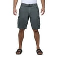 thumbnail image 1 of RAW X Mens Belted 12.5" Inseam Knee Length Cargo Shorts, Grey, 46, 1 of 7