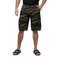 thumbnail image 1 of RAW X Mens Belted 12.5" Inseam Knee Length Cargo Shorts, Olive Camo, 30, 1 of 7