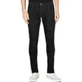 thumbnail image 1 of RAW X Mens Slim Fit Moto Jeans, Jet Black, 32X32, 1 of 6