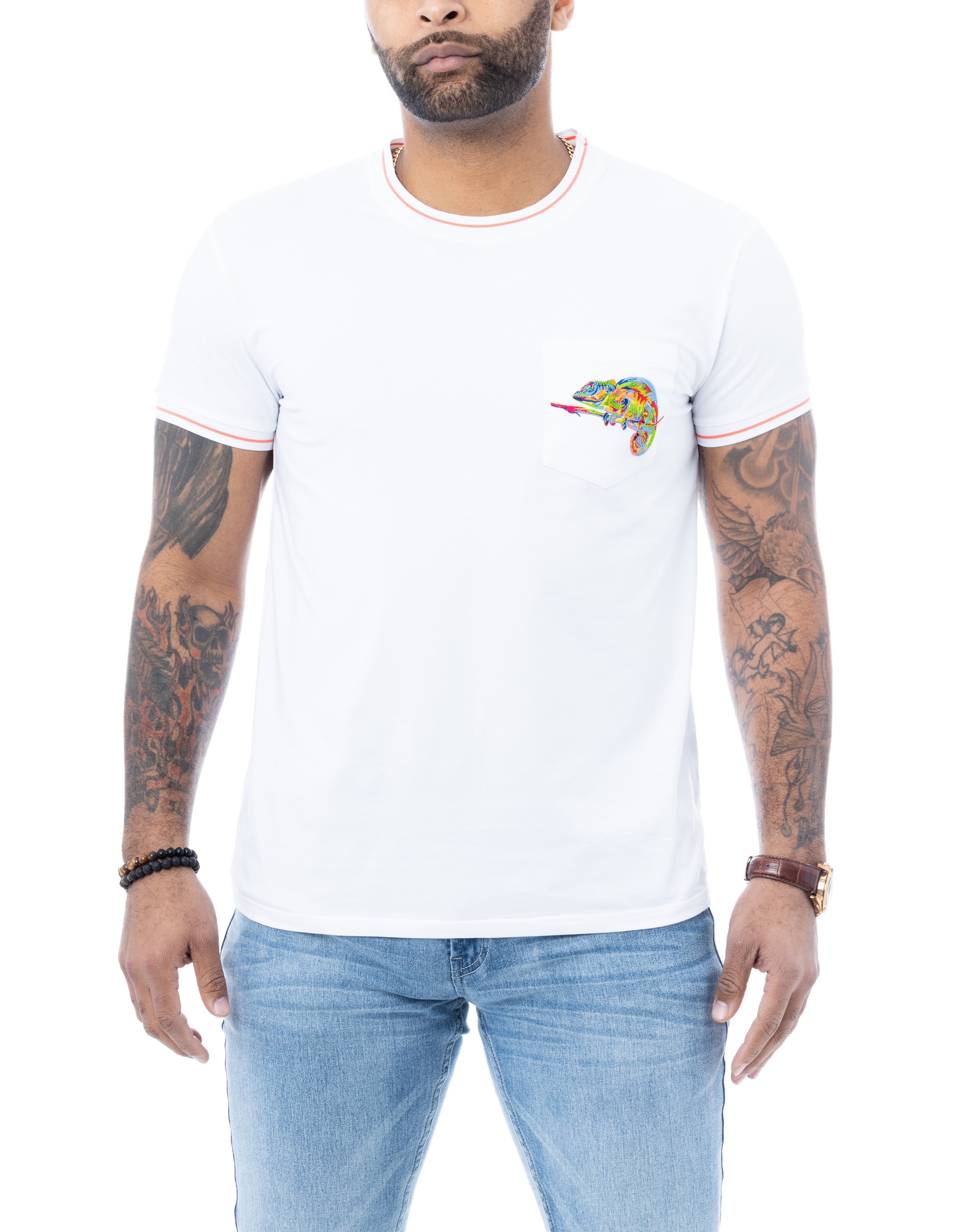 EA7 Oversized Logo Stretch Cotton-Blend T-shirt