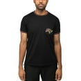 thumbnail image 1 of RAW X Men's Embroidered Pocket Crewneck T-Shirt Turtle, Black/Neon Coral, XL, 1 of 5