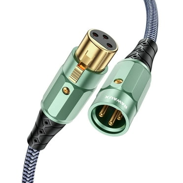 RAWAUX XLR Microphone Cable XLR Male to XLR Female Mic Cord,3-pin Balanced Shielded Cables Wire,for Amplifier Mixer,Recording Studio,Speaker Systems 16ft/5m