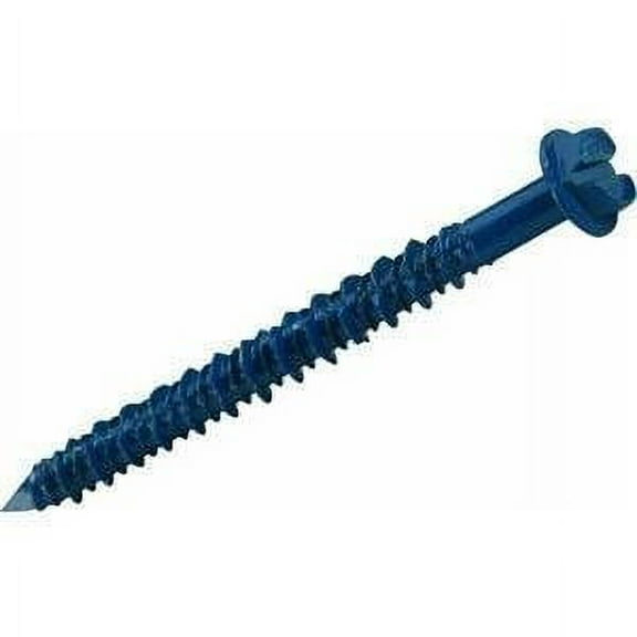 Hillman Masonry Screw Tapr HWH - General Use - 1/4 x 1-1/4 Construction & DIY Use, Standard Hardware Spec