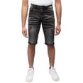 thumbnail image 1 of RAW X Men's Distressed Denim Shorts, Black Wash, 34, 1 of 7