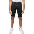 thumbnail image 1 of RAW X Men's Distressed Denim Shorts, Jet Black, 40, 1 of 7