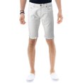 thumbnail image 1 of RAWX Men's Denim Shorts, Rips Distress Frayed Cut Off Slim Fit Jeans Short for Men, Rips & Patches - White, 38, 1 of 8