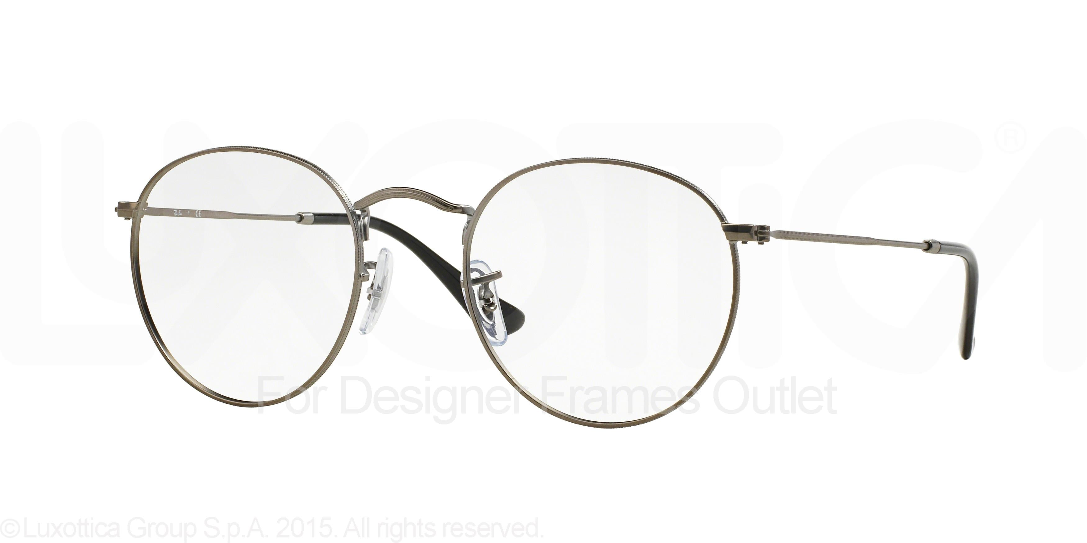 RAY BAN Eyeglasses RX 3447V 2620 Matte Gunmetal 47MM