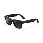 Ray-Ban Meta, Wayfarer Glasses with Meta AI, Audio, Photo, Video Compatibility, Shiny Black, Green Lenses, Large Fit