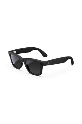 Ray-Ban Meta (Gen 1), Wayfarer, Matte Black, Polarized Gradient Graphite Lenses | Smart AI Glasses
