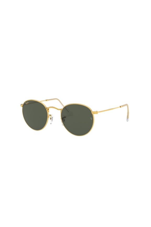 RB3447 ROUND METAL LEGEND GOLD Round Shape Sunglasses Gold Frame | G-15 Green - Lens 53mm