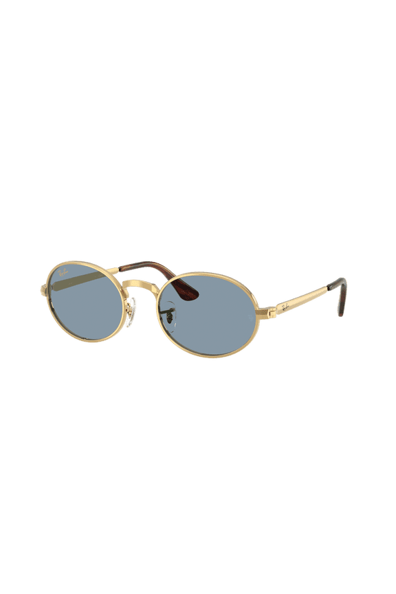 RB3931 RB3931 BY A$AP ROCKY Oval Shape Sunglasses Arista Gold Frame / Blue Lens 54mm