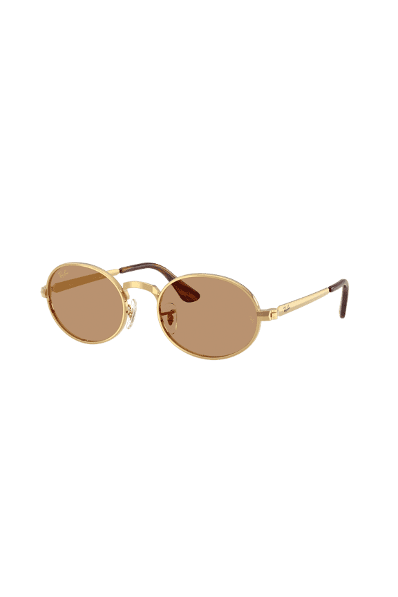 RB3931 RB3931 BY A$AP ROCKY Oval Shape Sunglasses Arista Gold Frame / Brown Lens 54mm