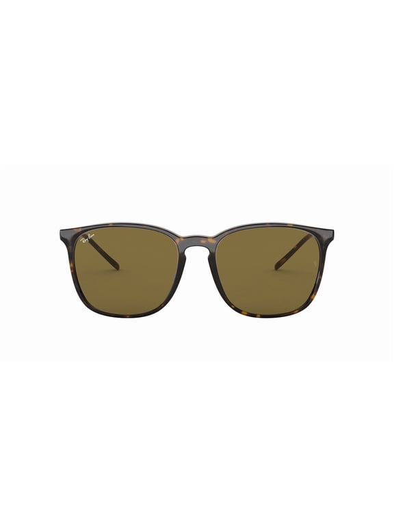 RB4387F RB4387F LOW BRIDGE FIT Square Shape Sunglasses Tortoise Frame | Brown Classic Lens 55mm