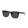 thumbnail image 1 of RAY-BAN RB4420 RB4420 Square Shape Sunglasses Polished Black Frame | Dark Grey Lens 65mm, 1 of 6