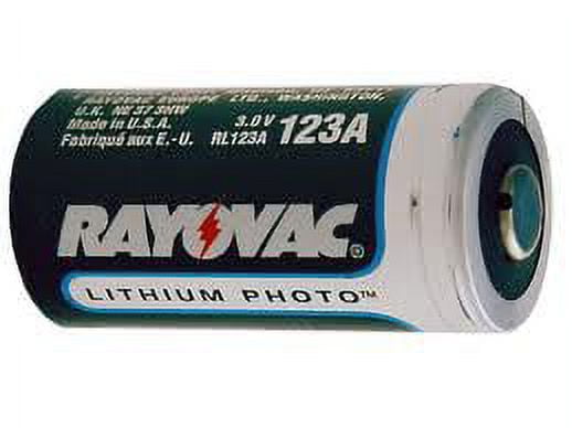 RAY-O-VAC CR123 3.0V Photo Lithium Battery CR123 - 50 Pack + FREE SHIPPING