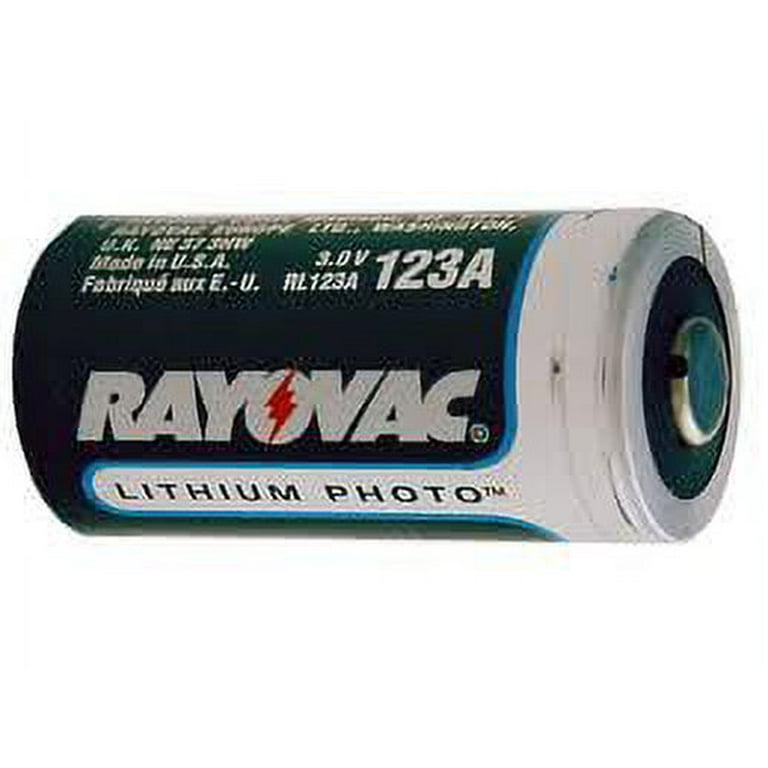 RAY-O-VAC CR123 3.0V Photo Lithium Battery CR123 - 50 Pack + FREE SHIPPING