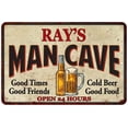 thumbnail image 1 of RAY'S Man Cave Sign 8 x 12 High Gloss Metal 208120011135, 1 of 1