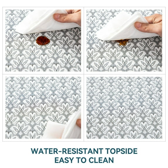 RAY STAR 12x120 Inch Shelf Liner Non Slip, Non Adhesive Drawer Liner, Waterproof Shelf Liners for Kitchen Cabinets