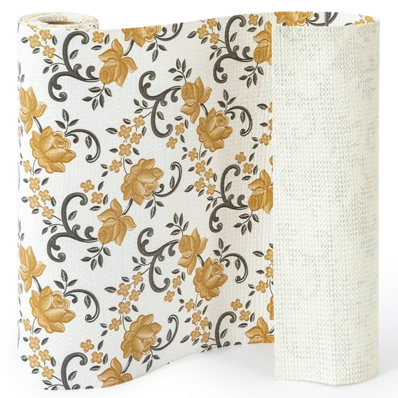 RAY STAR 12x120 Inch Shelf Liner Non Slip, Non Adhesive Drawer Liner, Waterproof Shelf Liners for Kitchen Cabinets