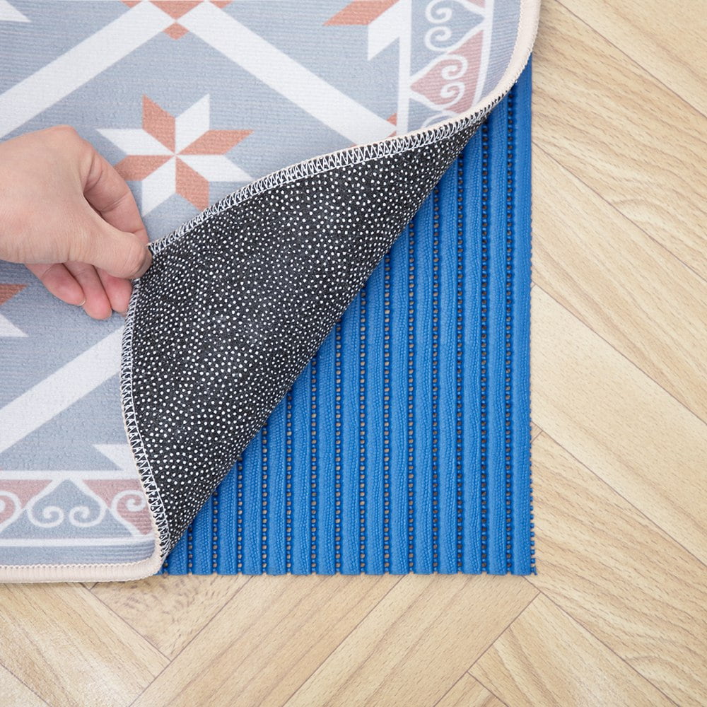 RAY STAR Cushioned NonSlip Area Rug 15.7inx25.6in Pad Gripper Thick Pads Under Carpet Anti Skid