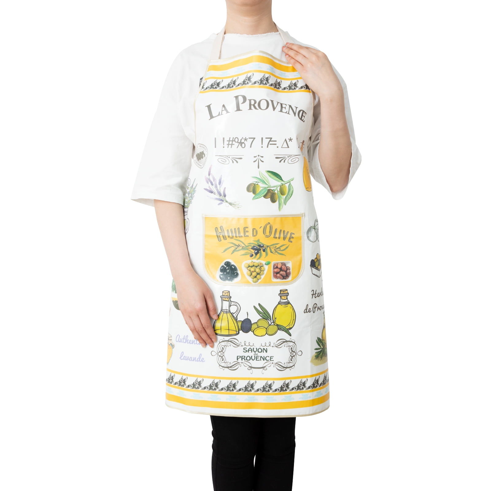 RAY STAR Funny Apron with Pocket 28x32.3in Waterproof Apron for Men Women Kitchen Garden Decor