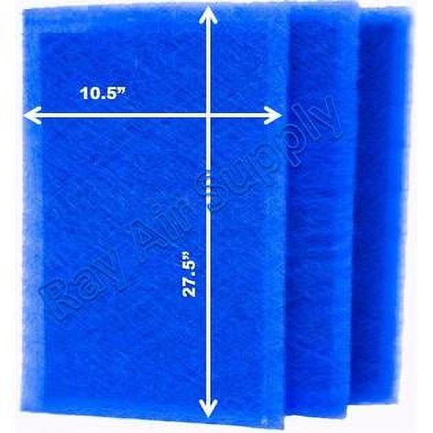 RAYAIR SUPPLY 12x30 Replacement Filter Pads Compatible with AlpinePure ET Air Cleaner 12x30 Refills (3 Pack) BLUE