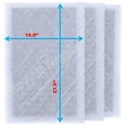 thumbnail image 1 of RAYAIR SUPPLY 12x30 Replacement Filter Pads Compatible with StratosAire Air Cleaner 12x30 Refills (3 Pack) WHITE, 1 of 3
