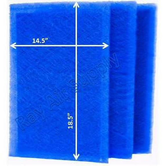 RAYAIR SUPPLY 16x21 Replacement Filter Pads Compatible with Dynamic Air Cleaner 16x21 Refills (3 Pack)
