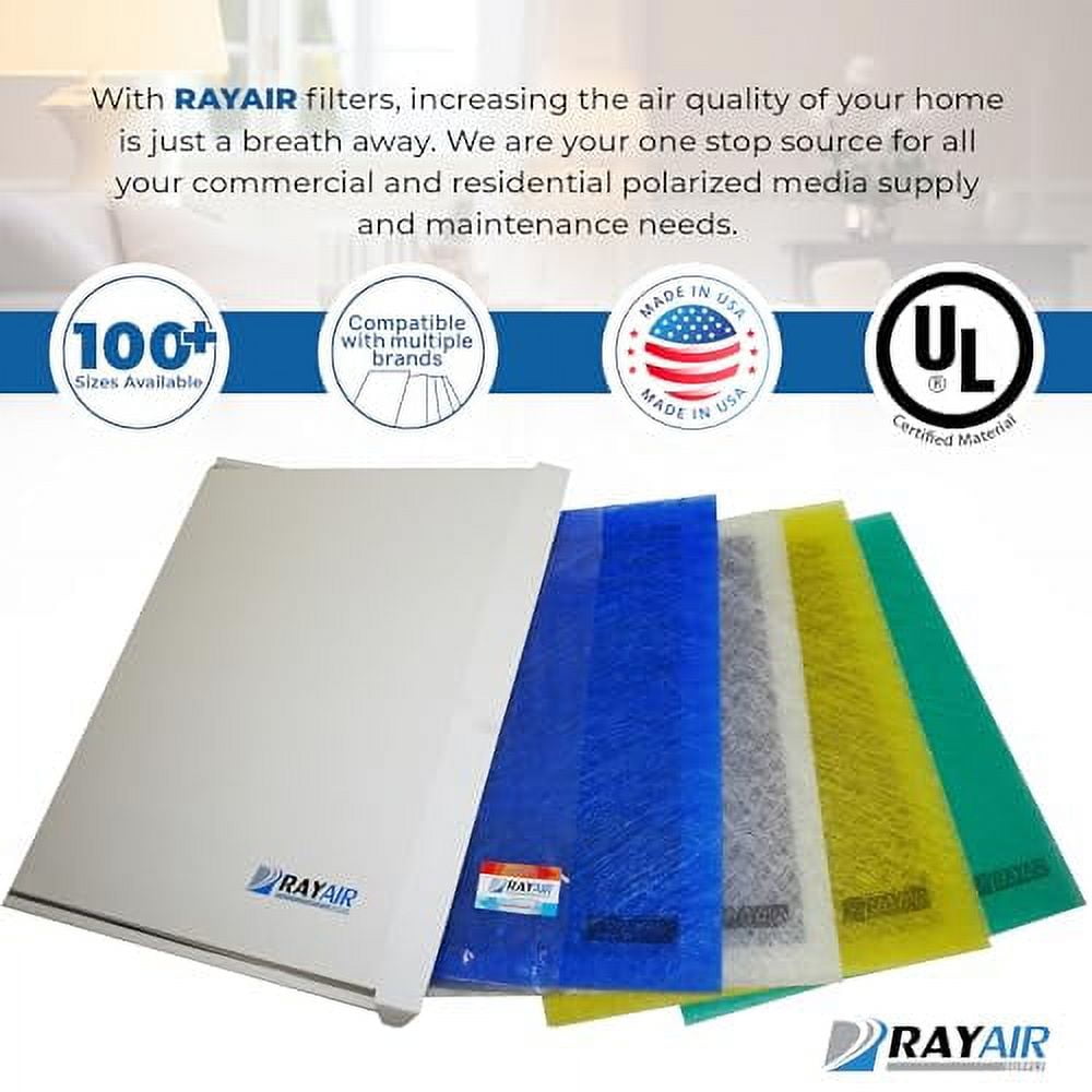 RAYAIR SUPPLY 16x25 Replacement Filter Pads Designed to Fit MicroPower