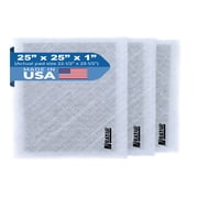 RAYAIR SUPPLY 25x25 Replacement Filter Pads Compatible with Dynamic Air Cleaner 25x25 Refills 3 Pack WHITE