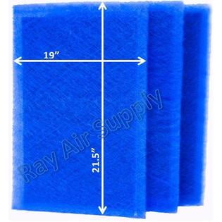 RAYAIR SUPPLY CT500 Replacement Filter Pads Compatible with Dynamic Air Cleaner CT500 Refills (3 Pack)