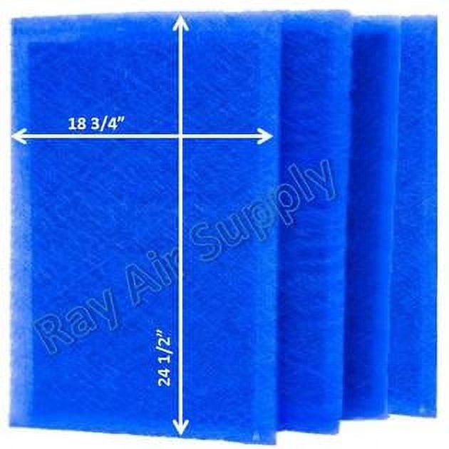 RAYAIR SUPPLY RS3-1400 Replacement Filter Pads Compatible with Dynamic Air Cleaner RS3-1400 Refills (4 Pack)