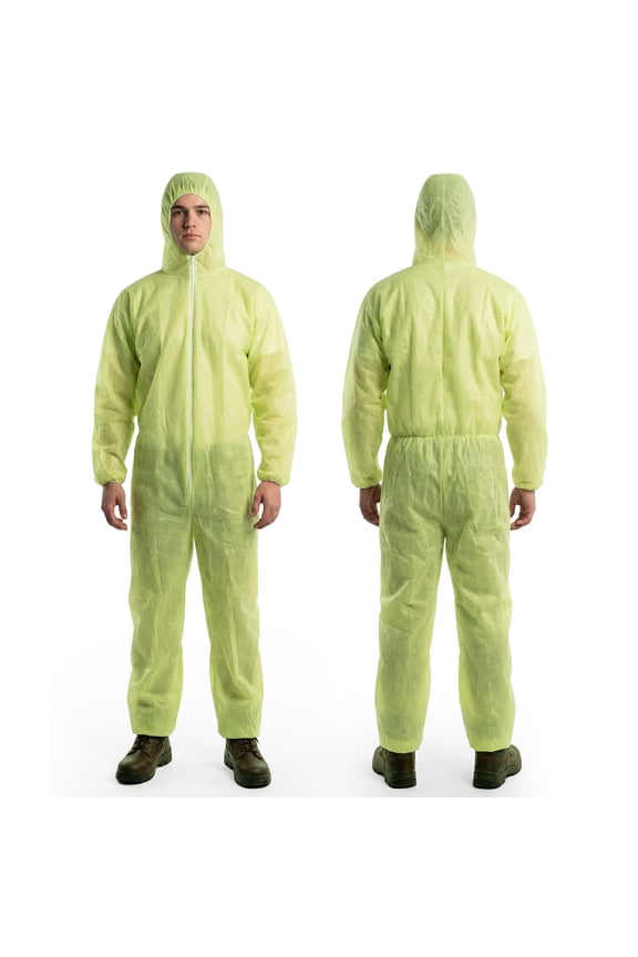 with Hood, for Spray Painting, Industrial, Disposable Coverall
