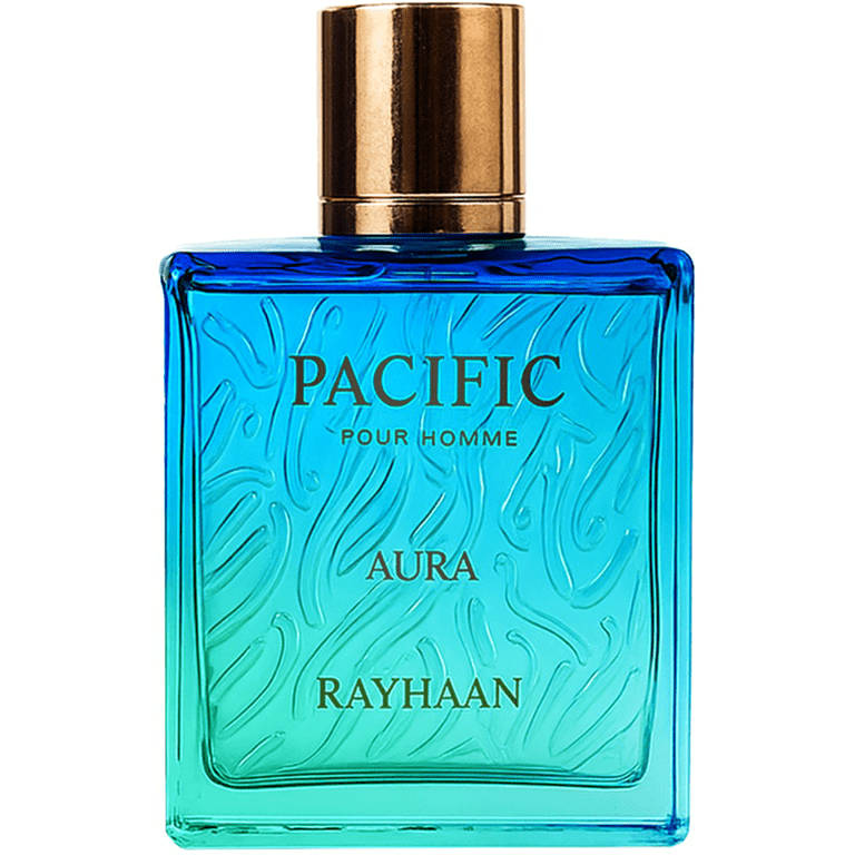 香水(男性用) PACIFIC AURA RAYHAAN 100ml RAYHAAN Pacific Aura Eau De Parfum Spray for Men, 3.4 oz / 100ml