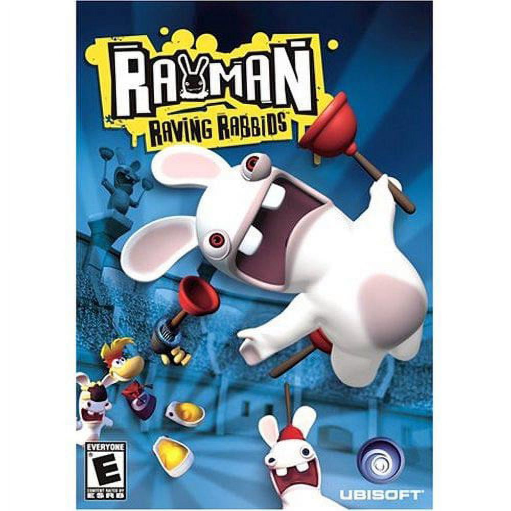 RAYMAN RAVING RABBIDS (PC CDRom Game) Engage in toilet plunger shooting ...
