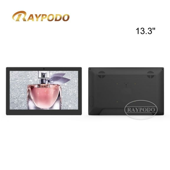 RAYPODO RPD-1305T-TM Industrial Tablets High Resolution Tablets Reliable POE tablet Smart business tablet RK3566 Android 11 RJ45 WIFI USB Black
