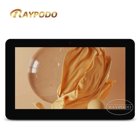 RAYPODO RPD-1400T PoE Tablet Ethernet tablet 14 inch poe tablet RK3568 Android 11 2+16GB Wifi HDMI Touchscreen Black
