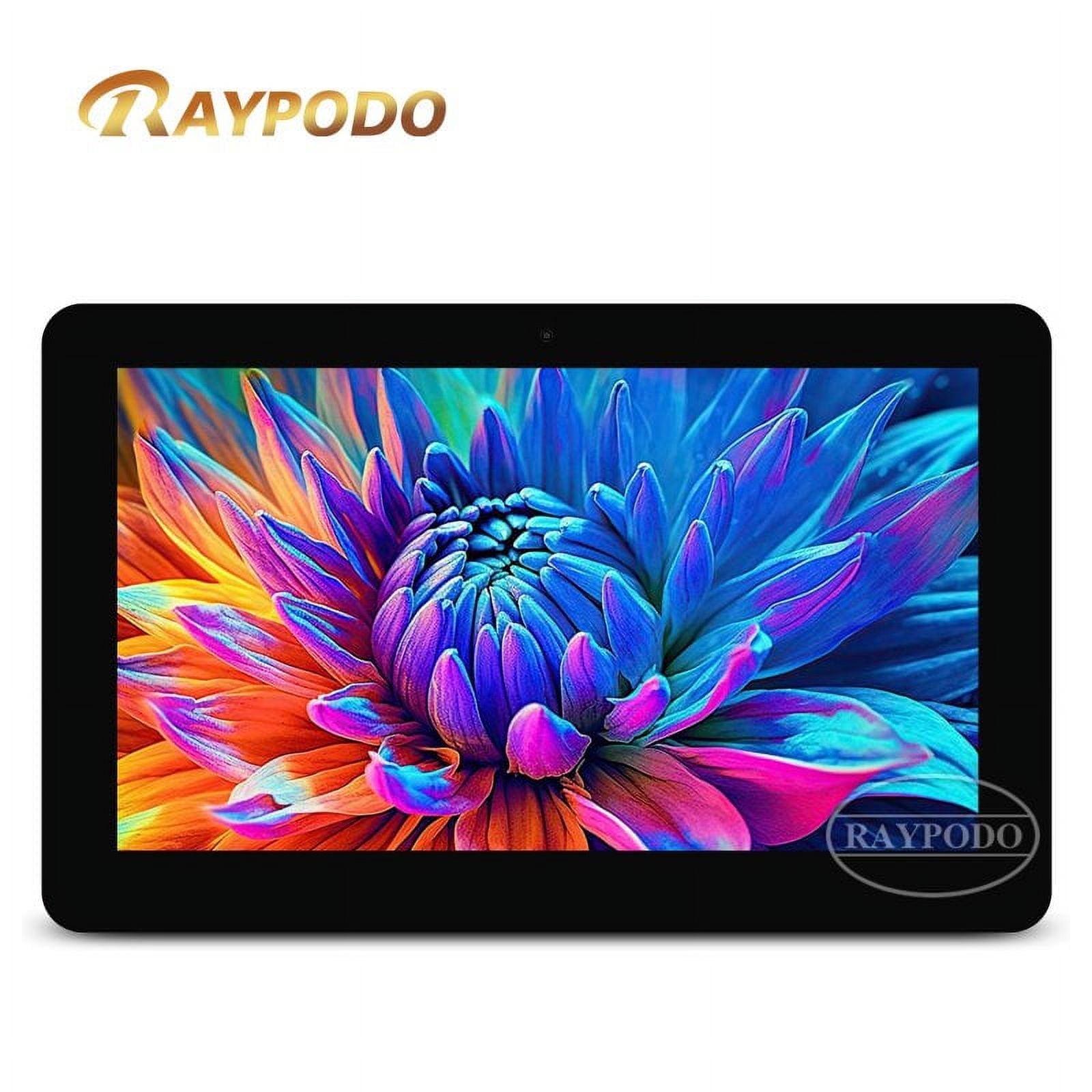 RAYPODO RPD-1400T tablet with RJ45 port 14 inch ethernet tablet meeting room tablet with RJ45 RK3568 Android 11 2+16GB 2MP WIFI Bluetooth HDMI Black