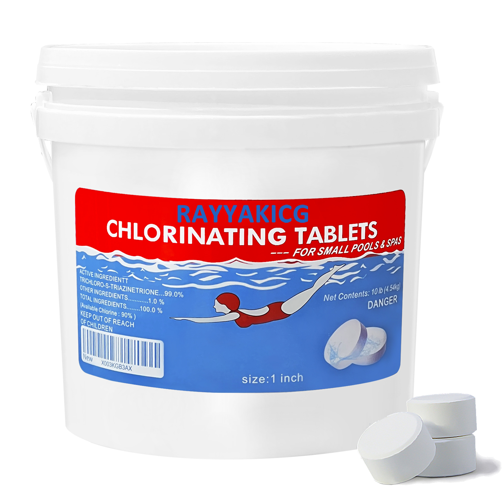 1 Case (4 Gallons) AcidBlue, Buffered LowFume Muriatic Acid pH