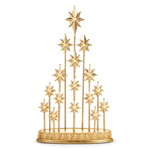 RAZ Imports 19.5" Lighted North Star Mantel Christmas Decoration