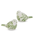 thumbnail image 1 of RAZ Imports 7.25" Green and White Chinoiserie Decorative Birds - Set of 2, 1 of 5