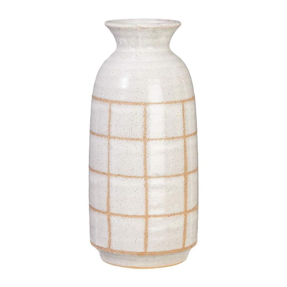 RAZ Imports Farm to Table 10" Plaid Vase