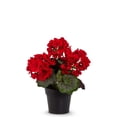 thumbnail image 1 of RAZ Imports 9.5" Red Geranium Potted Flowers for Mother's Day, 1 of 5