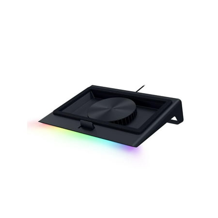 Razer - Laptop Cooling Pad with Intelligent Fan Control and Chroma RGB for Laptops 14" to 18" - Black
