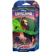 Ravensburger Disney Lorcana Trading Card Game Shimmering Skies Emerald & Steel Starter Deck