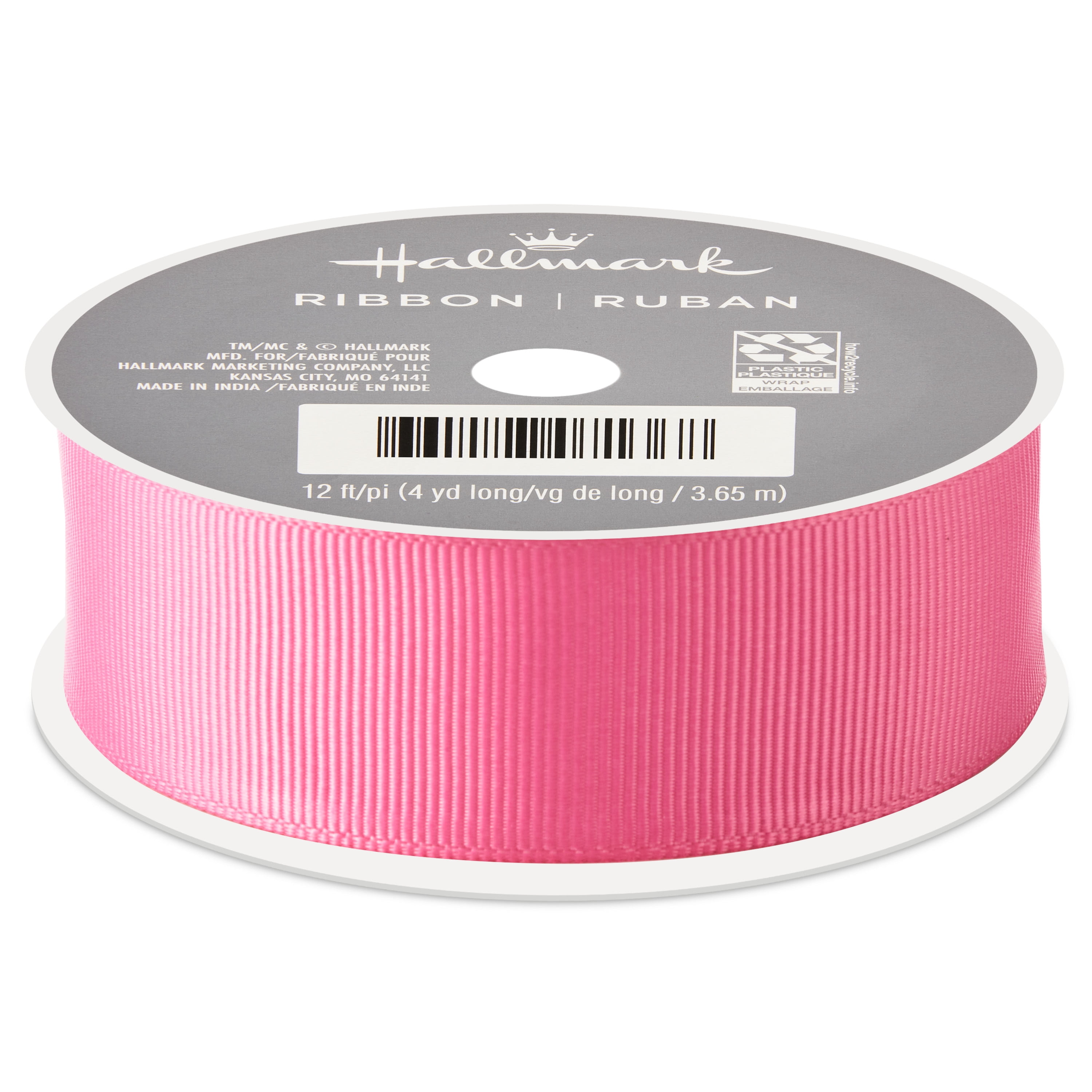 Hallmark Grosgrain Ribbon (Pink) 12' - Walmart.com