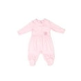 thumbnail image 1 of RB Royal Baby Organic Cotton Gloved-Sleeve Footed Overall, Footie (Little Ballerina) Pink - 3-6 Month, 1 of 1