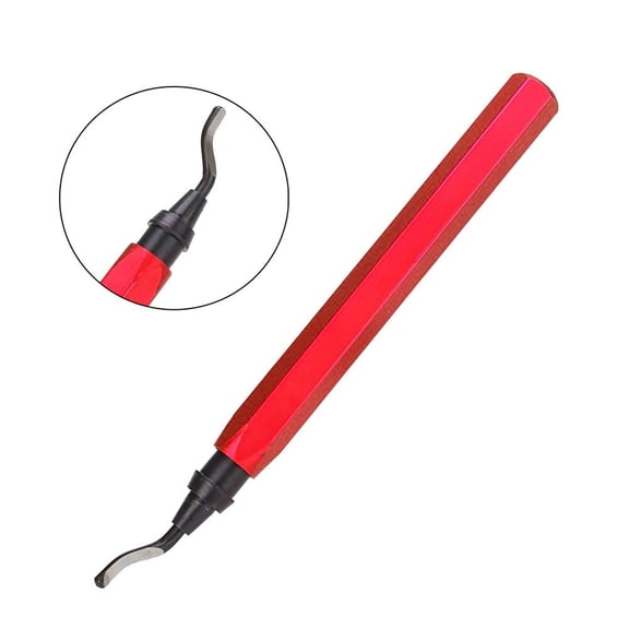 RB1000 Handle Deburring Tool Kit Rotary Deburr Blade Burr Remover Metal Repair Hand Tool For Plastic Copper 14.4cmx1.25cm Use